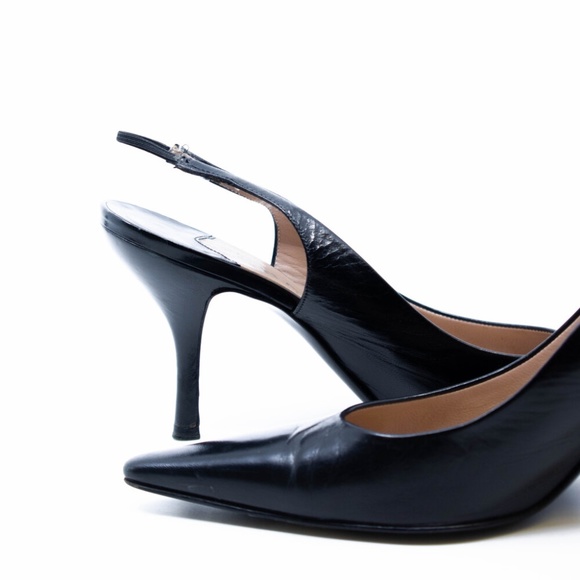 Chanel Leather Sling Back Pumps - Picture 4 of 9